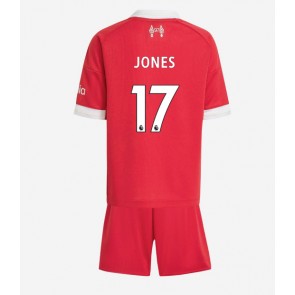 Liverpool Curtis Jones #17 Hjemmebanetrøje Børn 2025-26 Kortærmet (+ Korte bukser)